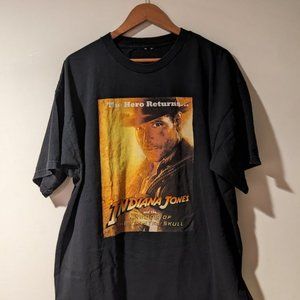 Vintage Indiana Jones And The Kingdom Of The Crystal T-shirt